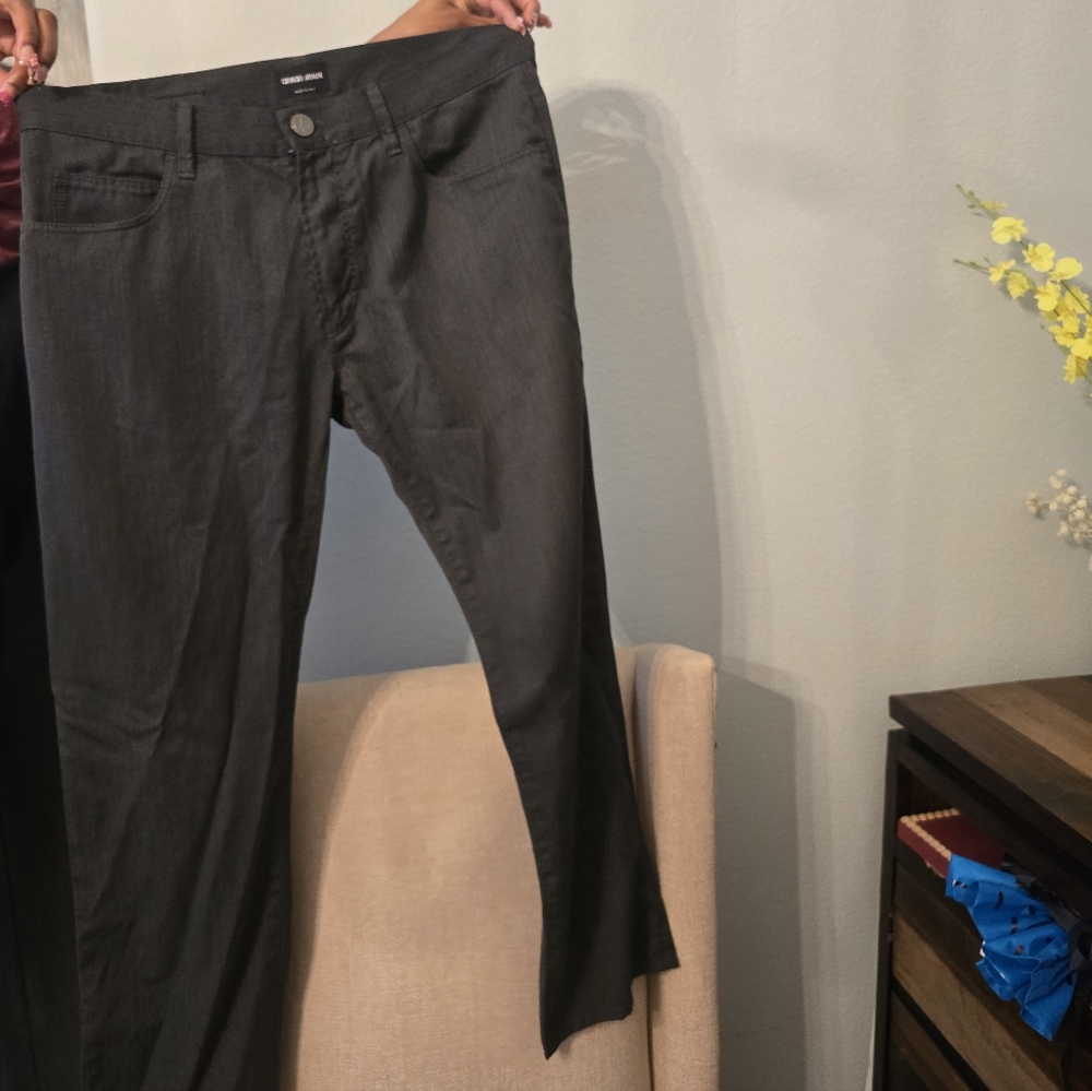 Giorgio Armani Men's Black Jeans